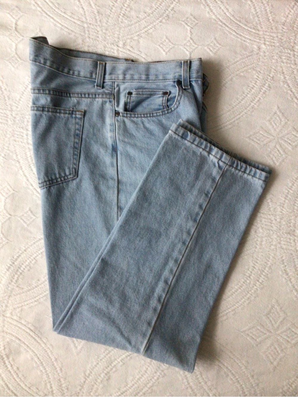 George Pale Blue Straight-Leg Men's Jeans